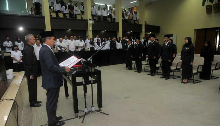 Pelantikan Pejabat Eselon di Sumsel