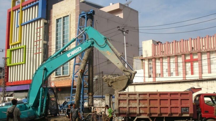 Dokumentasi pengerjaan Hotel Ibis Palembang